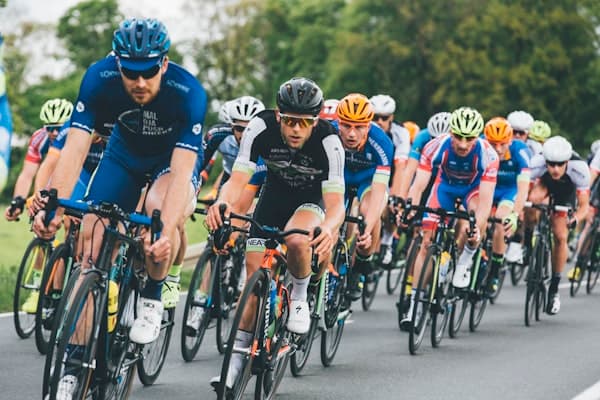 Athlete training and being supported professionally
